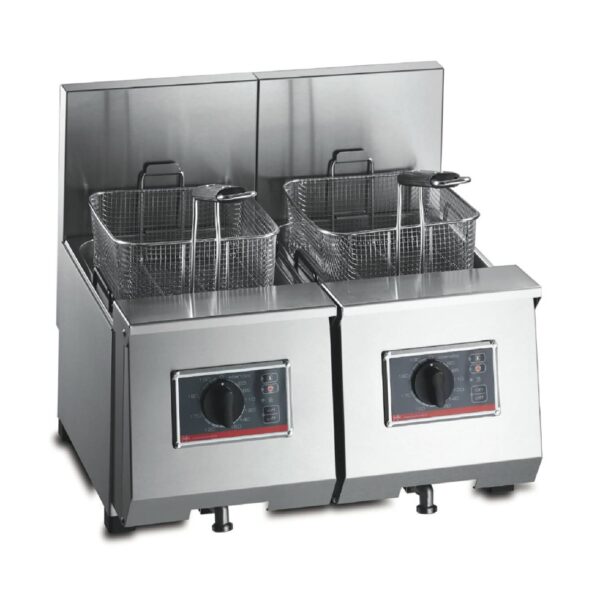 Lincat FriFri Profi+ 6 +6 Twin Tank Counter Top Electric Fryer 2 x 5-7L Lincat FriFri Profi+ 6 +6 Twin Tank Counter Top Electric Fryer 2 x 5-7L
