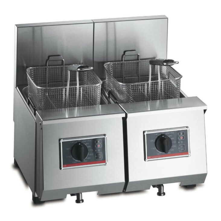 Lincat FriFri Profi+ 6 +6 Twin Tank Counter Top Electric Fryer 2 x 5-7L