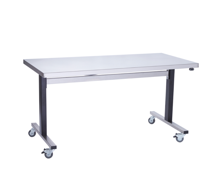 Parry ADJTAB15750EM Stainless Steel Height Adjustable Table, 1500mm (w)