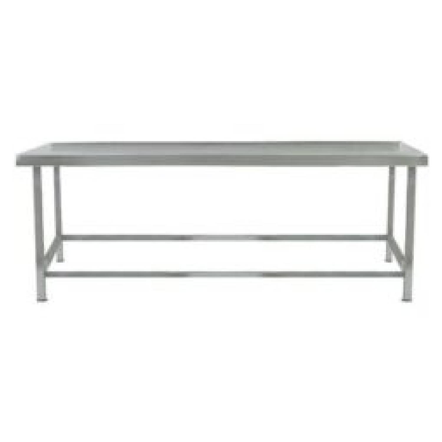 Parry LTAB09600W Stainless Steel Low Height Wall Table, 900mm(w)