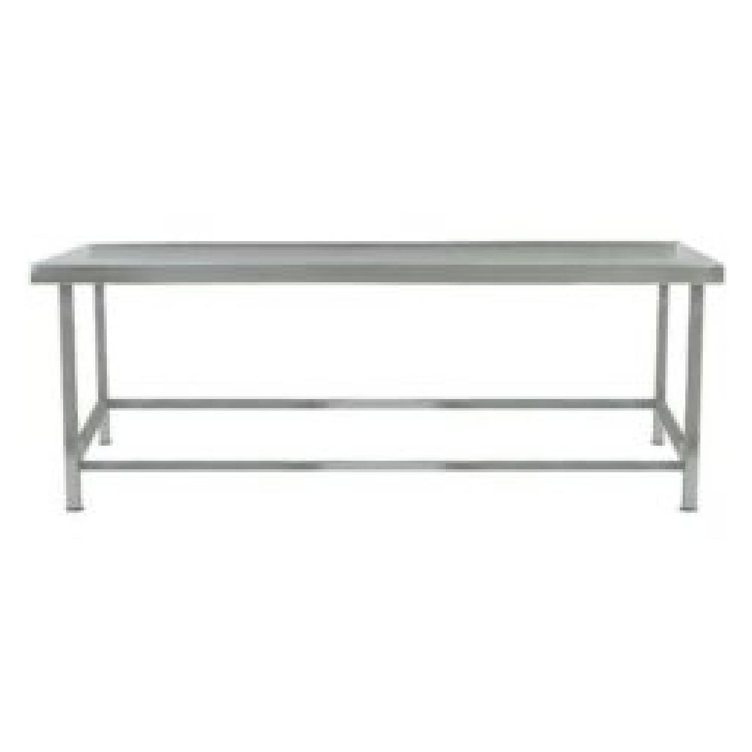 Parry LTAB12700W Stainless Steel Low Height Wall Table, 1200mm(w)