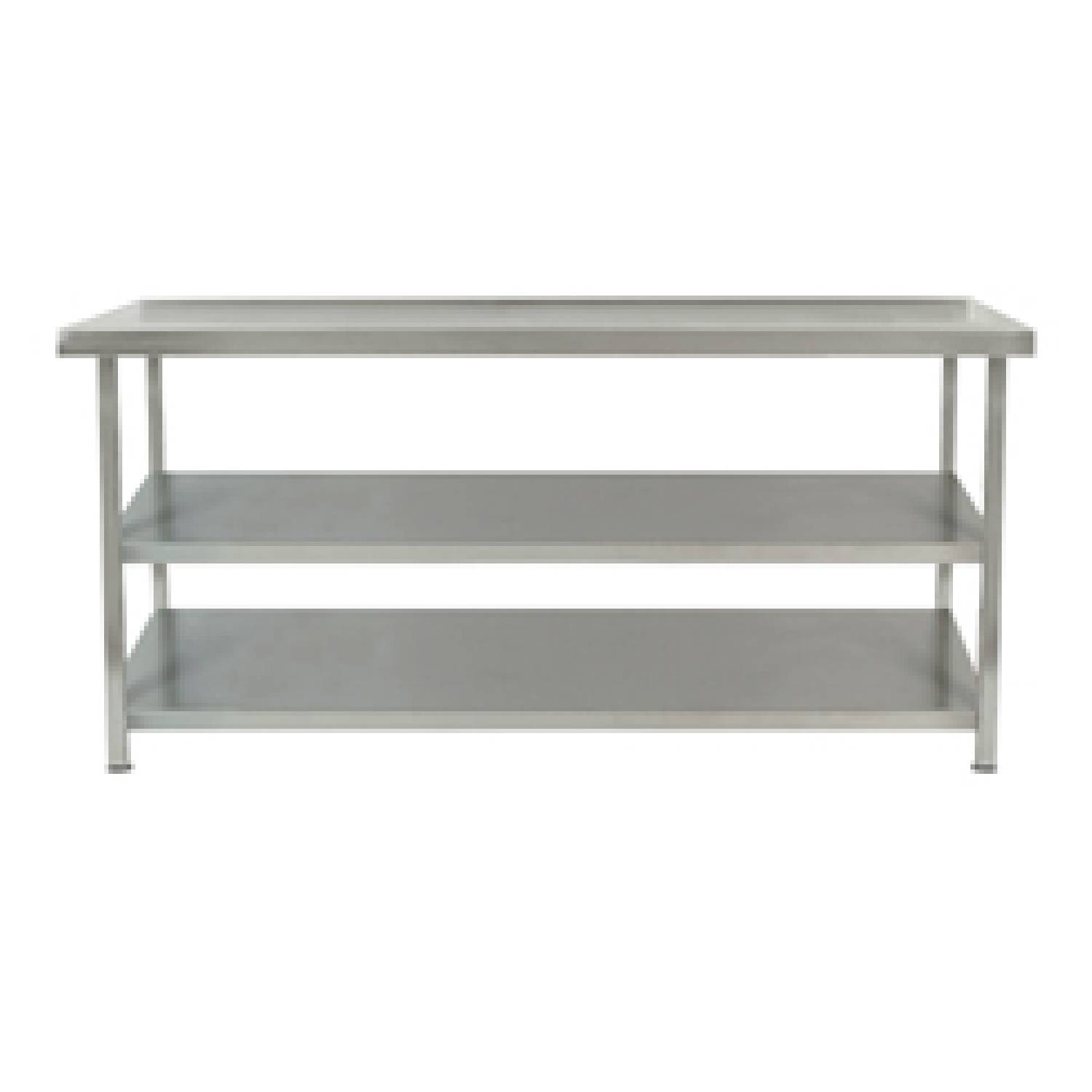 Parry TAB06600/2 Stainless Steel Centre Table With Two Undershelves – 600mm(w) Parry TAB06600/2 Stainless Steel Centre Table With Two Undershelves – 600mm(w)