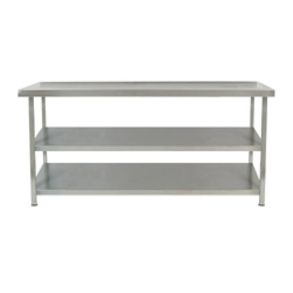 Parry TAB09600/2 Stainless Steel Centre Table With Two Undershelves – 900mm(w) Parry TAB09600/2 Stainless Steel Centre Table With Two Undershelves – 900mm(w)