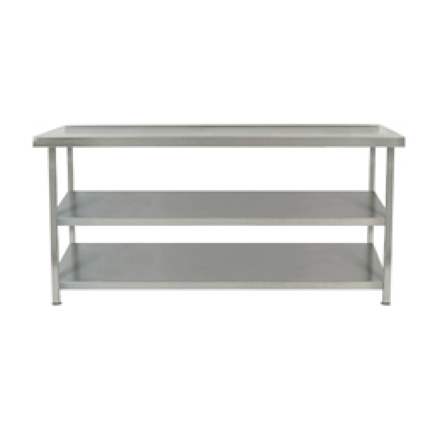 Parry TAB12700/2 Stainless Steel Centre Table With Two Undershelves – 1200mm(w) Parry TAB12700/2 Stainless Steel Centre Table With Two Undershelves – 1200mm(w)