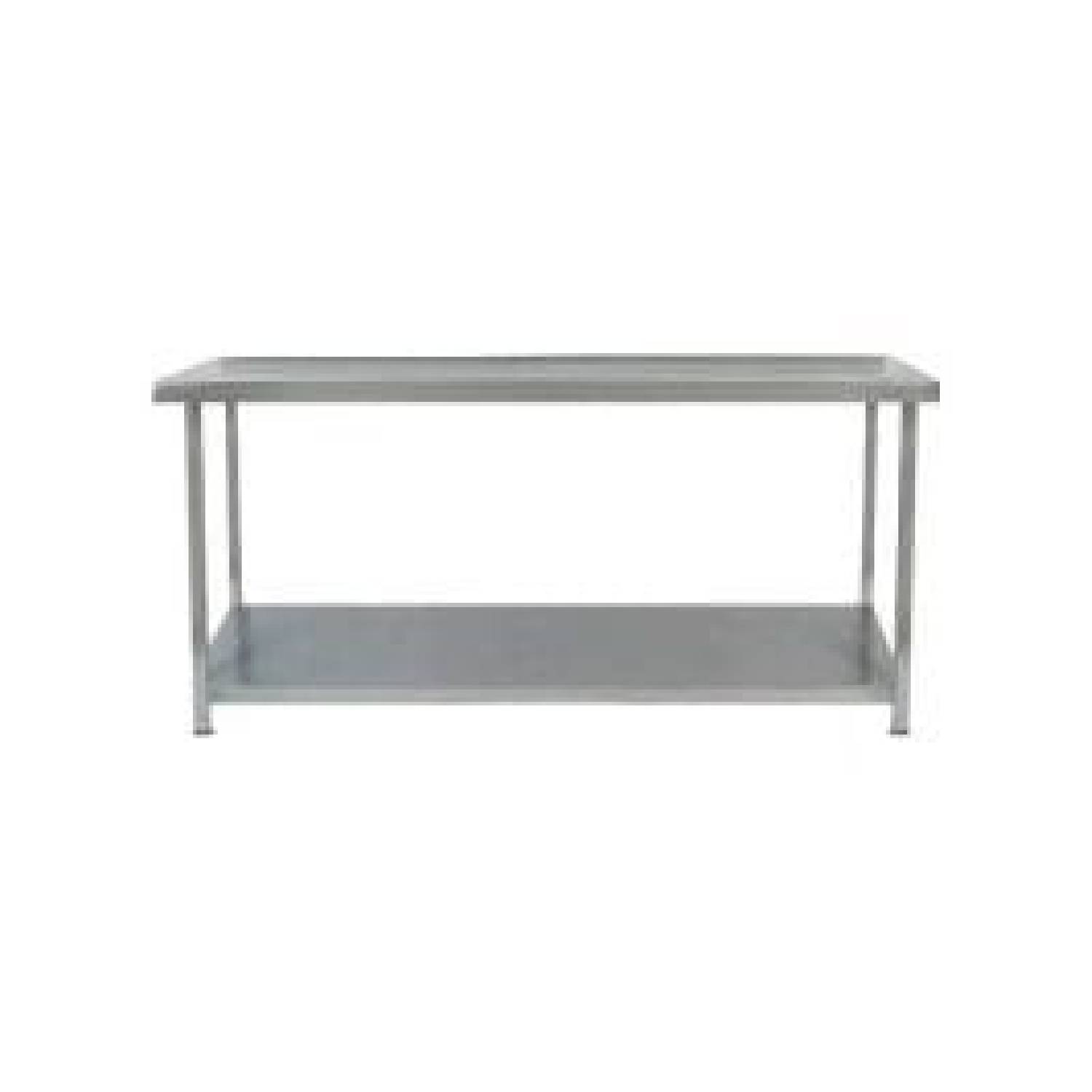 Parry TAB15600 Stainless Steel Centre Table With One Undershelf, 1500mm(w) Parry TAB15600 Stainless Steel Centre Table With One Undershelf, 1500mm(w)