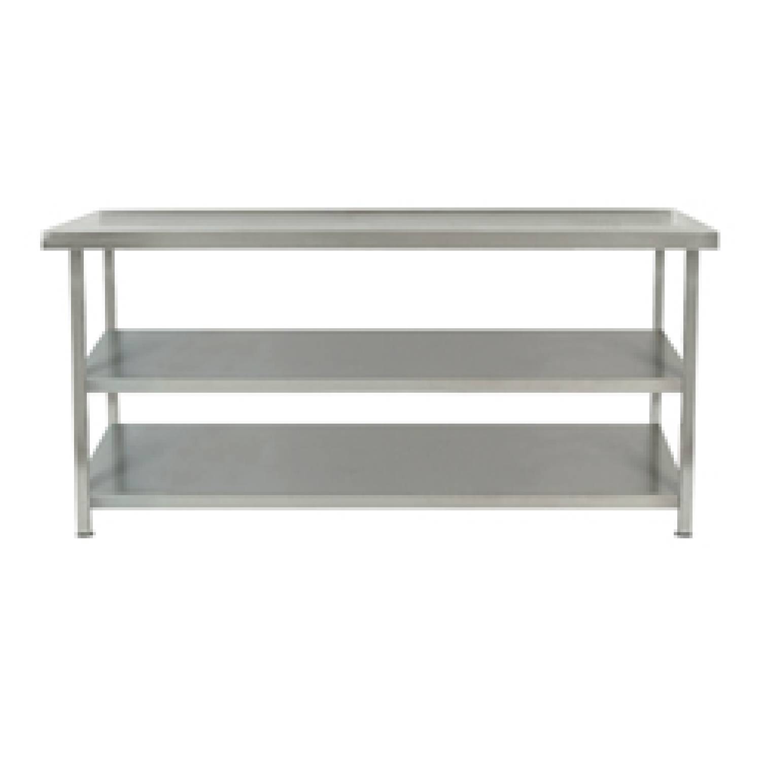 Parry TAB15600/2 Stainless Steel Centre Table With Two Undershelves – 1500mm(w) Parry TAB15600/2 Stainless Steel Centre Table With Two Undershelves – 1500mm(w)