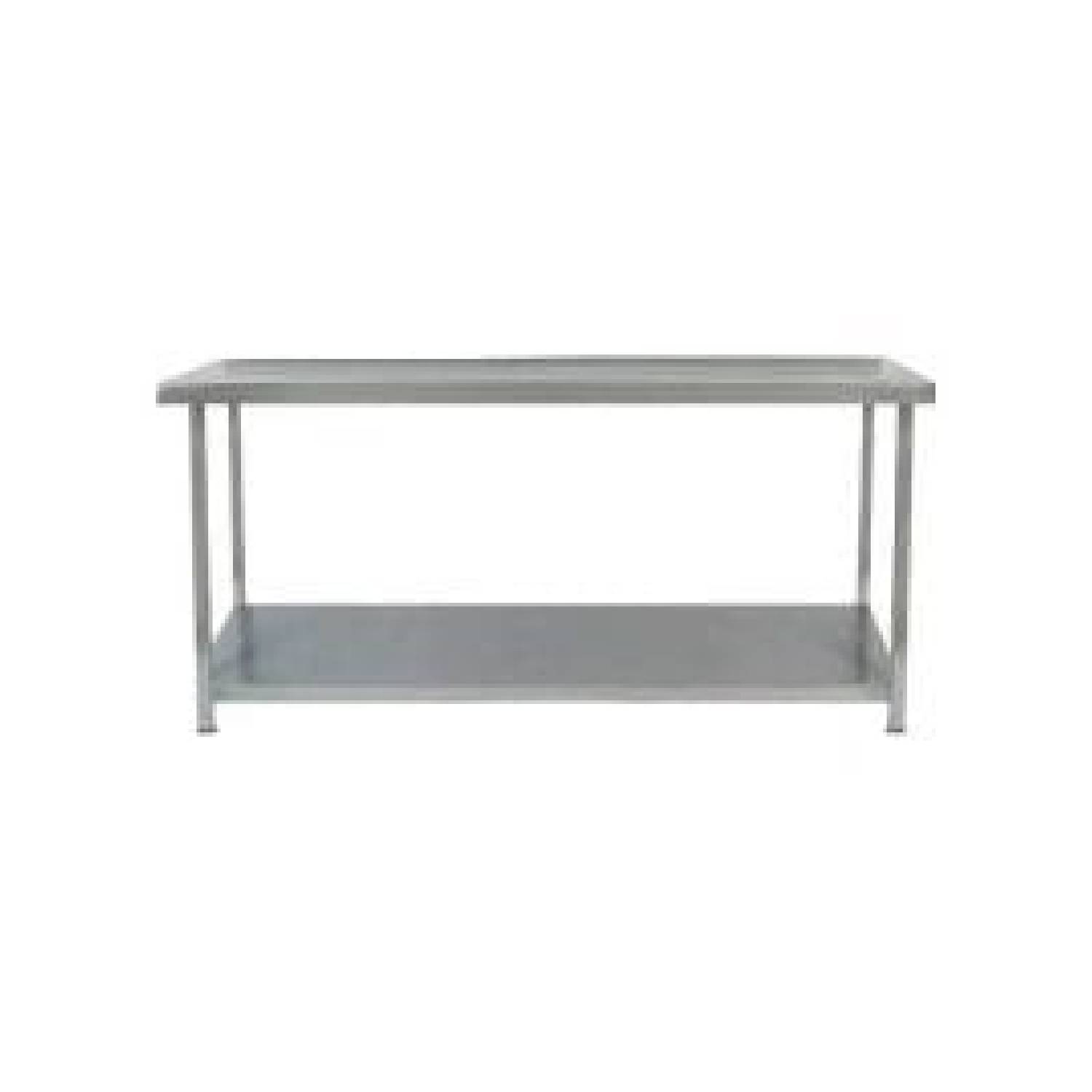 Parry TAB18600 Stainless Steel Centre Table With One Undershelf, 1800mm(w) Parry TAB18600 Stainless Steel Centre Table With One Undershelf, 1800mm(w)