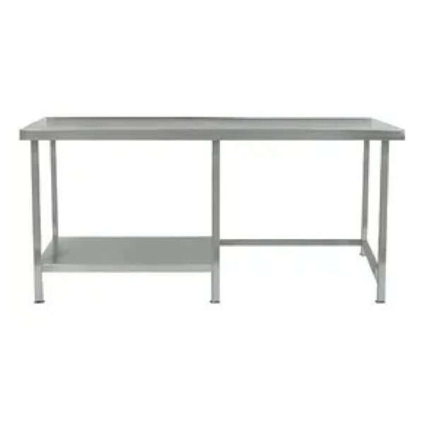 Parry TABHL/R15700 Stainless Steel Centre Table with Part Undershelf, 1500mm(w) Parry TABHL/R15700 Stainless Steel Centre Table with Part Undershelf, 1500mm(w)