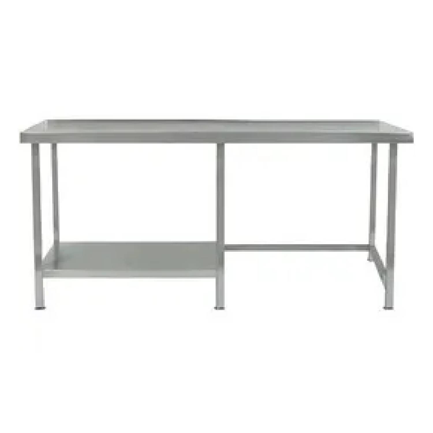 Parry TABHL/R15700 Stainless Steel Centre Table with Part Undershelf, 1500mm(w) Parry TABHL/R15700 Stainless Steel Centre Table with Part Undershelf, 1500mm(w)