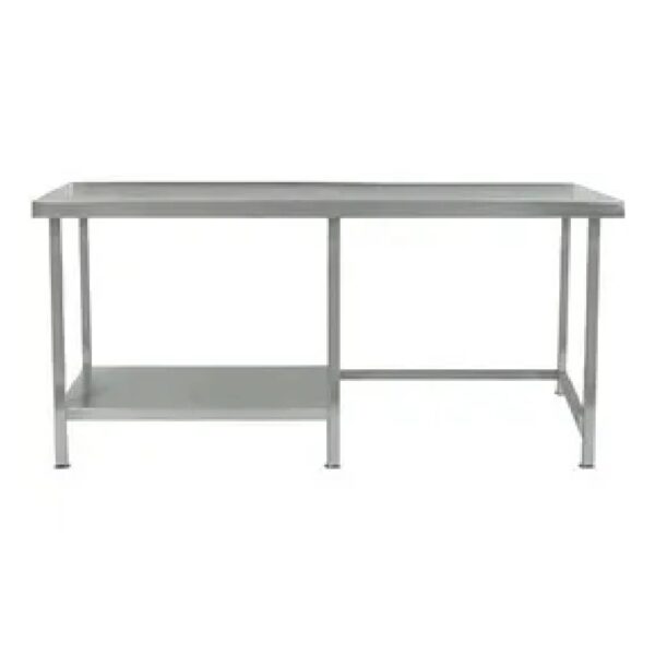 Parry TABHL/R18600 Stainless Steel Centre Table with Part Undershelf, 1800mm(w) Parry TABHL/R18600 Stainless Steel Centre Table with Part Undershelf, 1800mm(w)