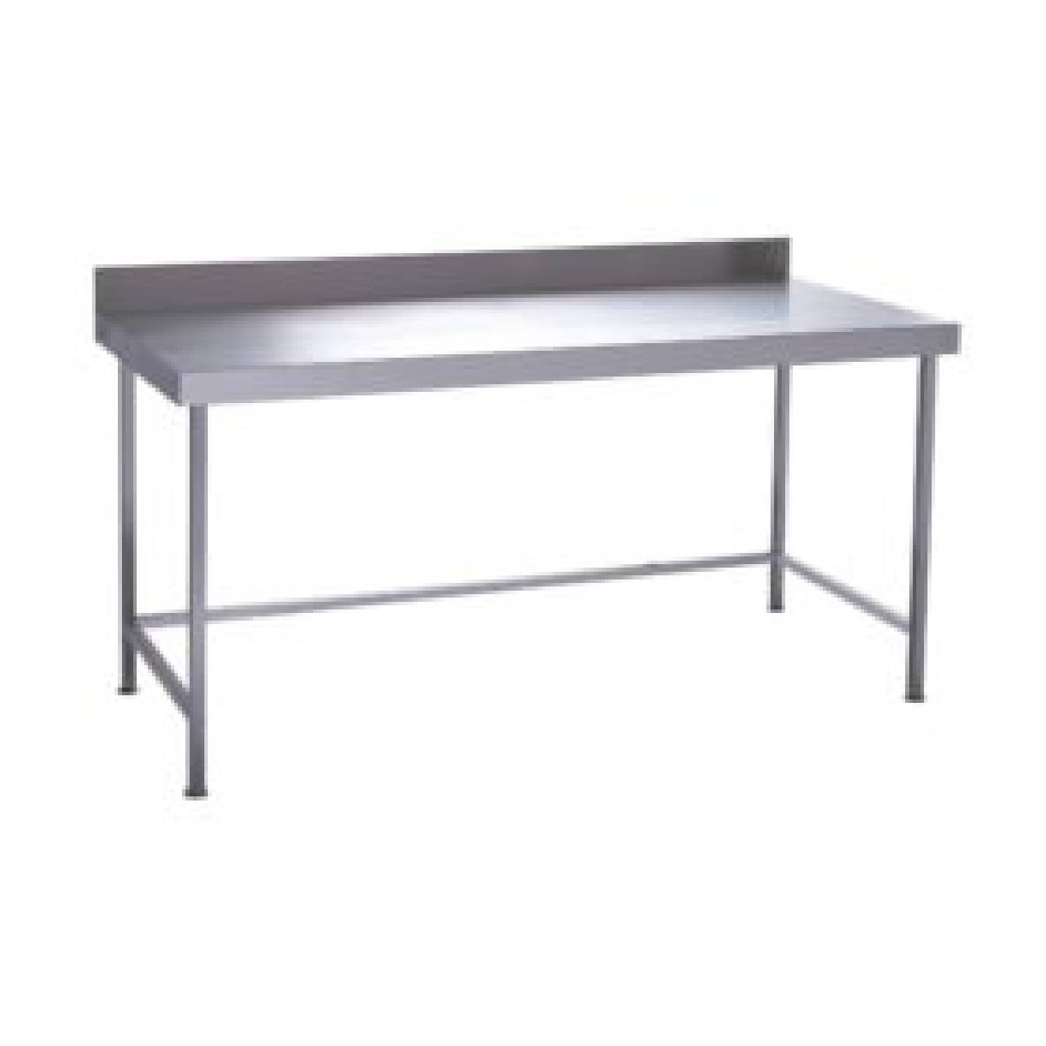 Parry TABN06600W Stainless Steel Wall Table with Void, 600mm(w)
