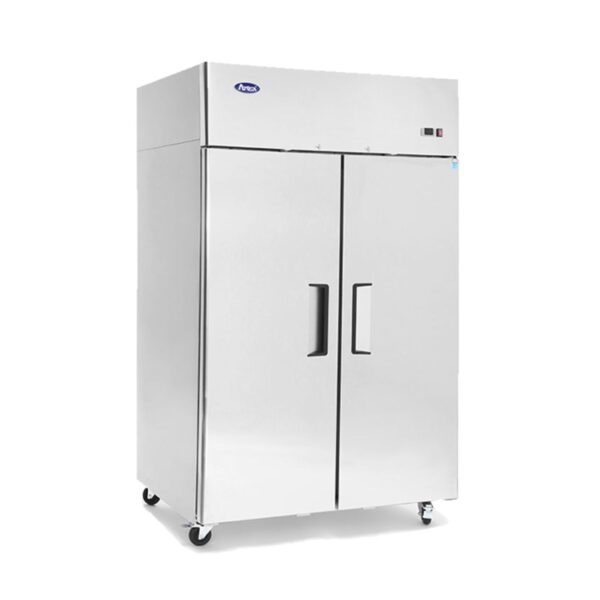 Atosa YBF9218GR Slimline Upright Double Door Fridge – 900L
