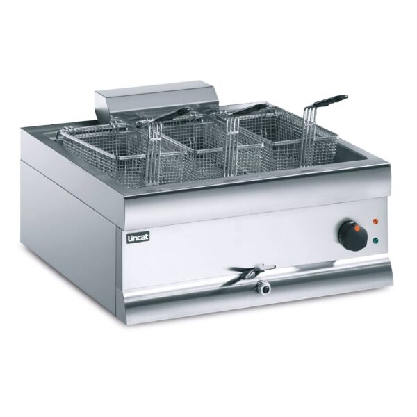 Lincat DF66/ST Single Tank, 3 Basket Electric Counter Top Fryer, 6kW Lincat DF66/ST Single Tank, 3 Basket Electric Counter Top Fryer, 6kW