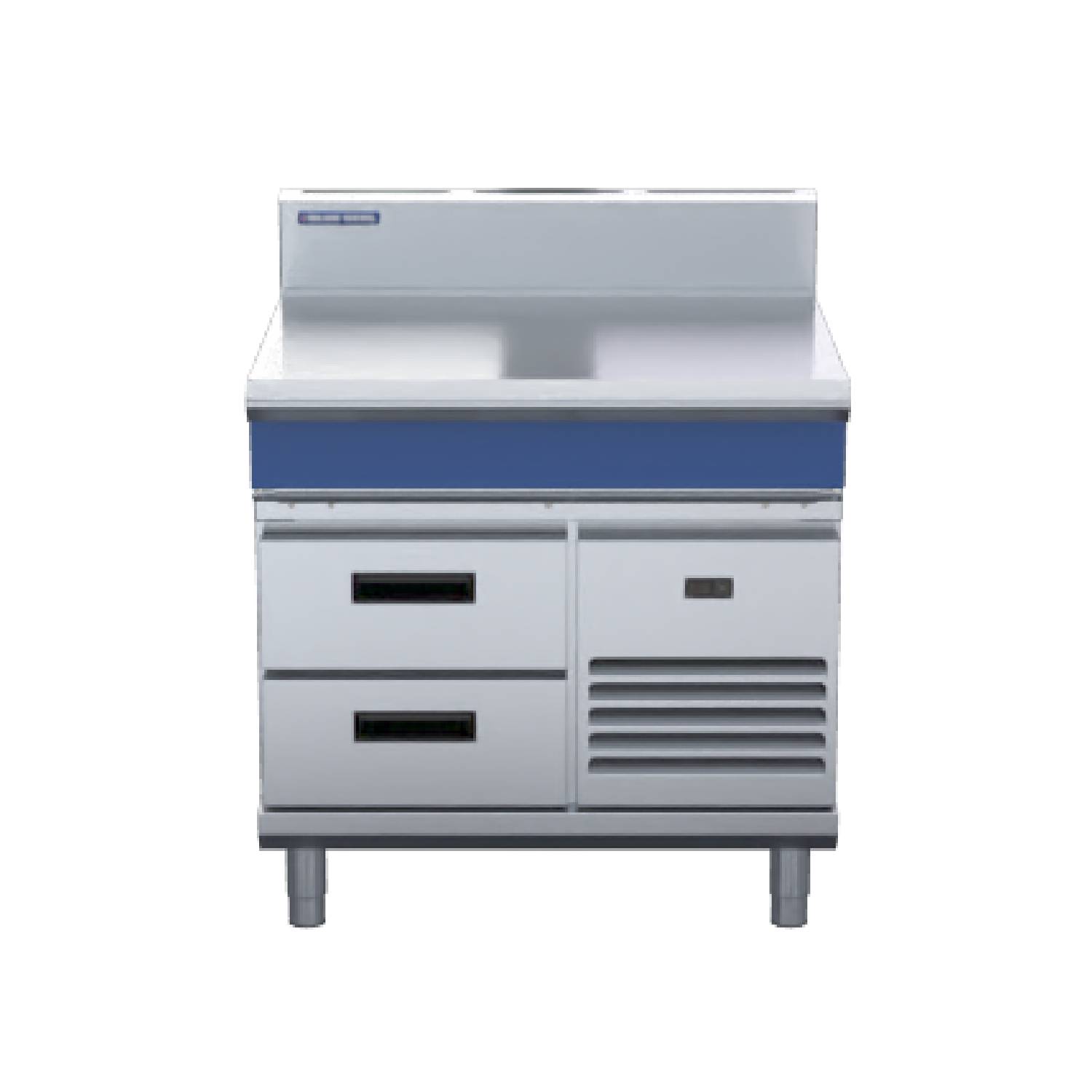 Blue Seal Evolution Series B90-RB - 900mm Profiled In-Fill Table - Refrigerated Base