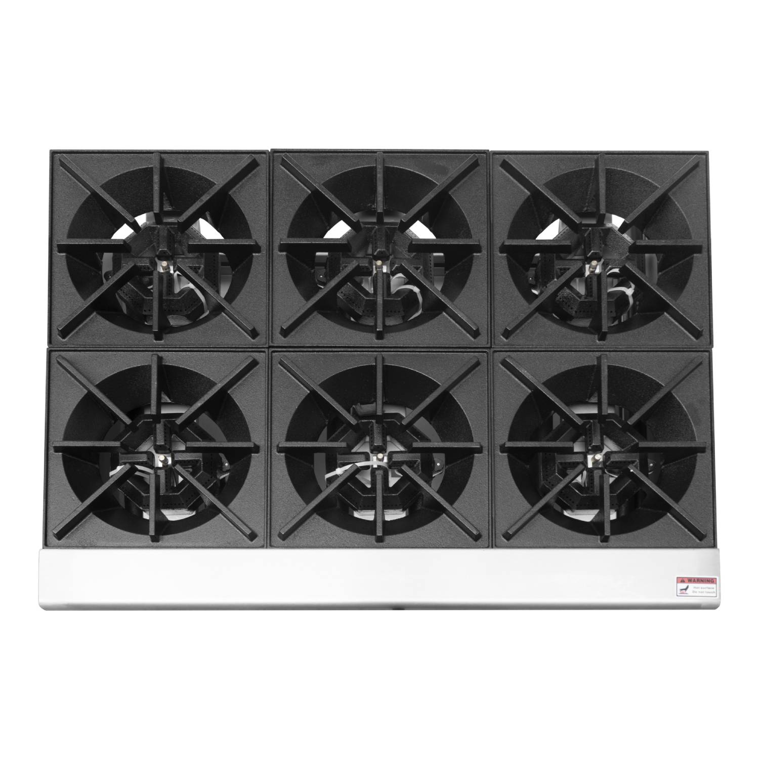 Infernus INF-GB6 Counter-top 6 x 7kW Gas Burner Hob Infernus INF-GB6 Counter-top 6 x 7kW Gas Burner Hob