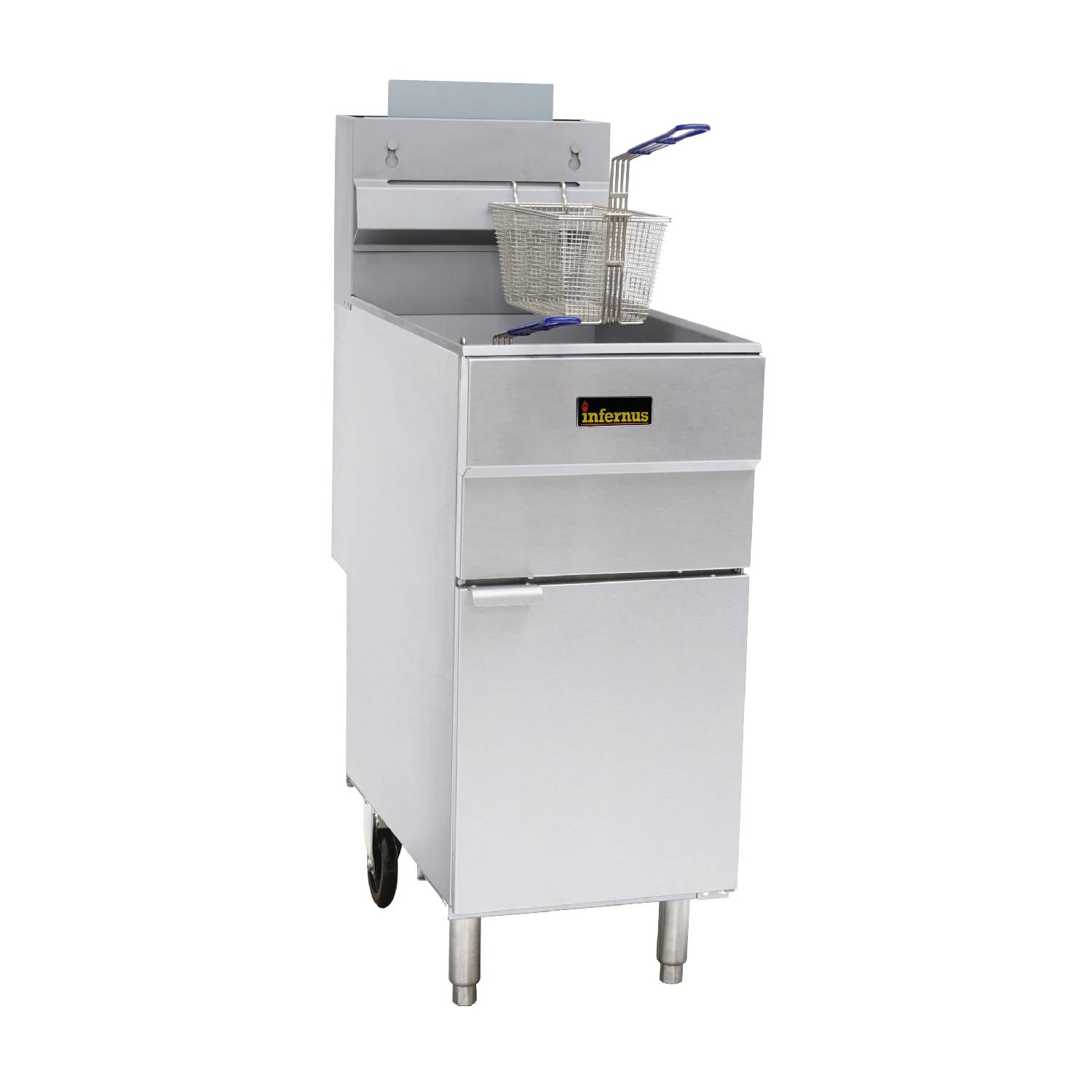 Infernus Gas Single Tank 4 Burner Fryer, 23 litre capacity