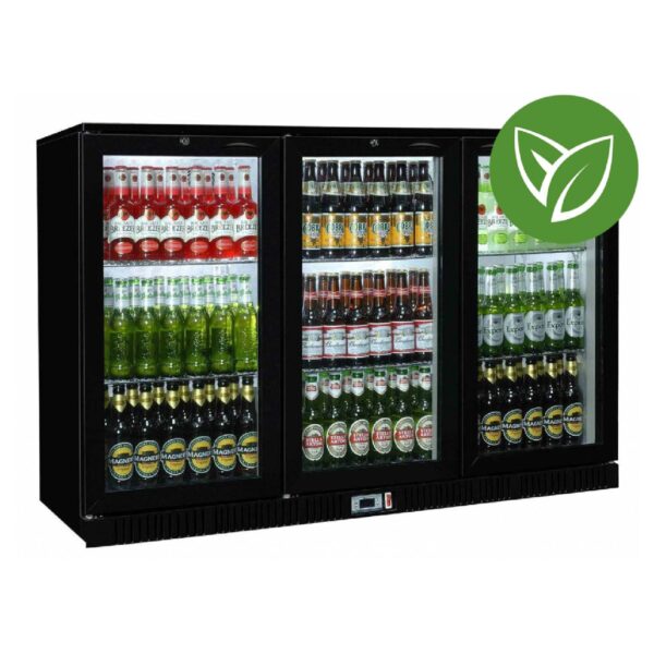 Sterling Pro SP3HC-BS Sliding Triple Door Bottle Cooler