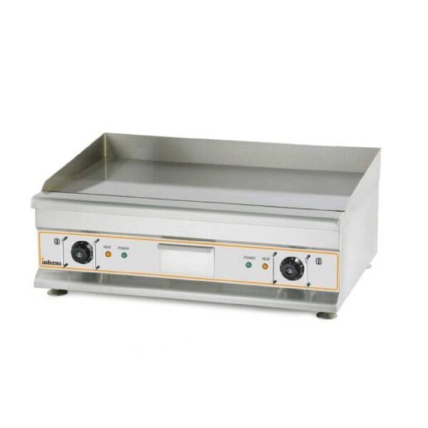 INFERNUS 750mm Electric Griddle, 12mm Steel or Chrome plate INFERNUS 750mm Electric Griddle, 12mm Steel or Chrome plate