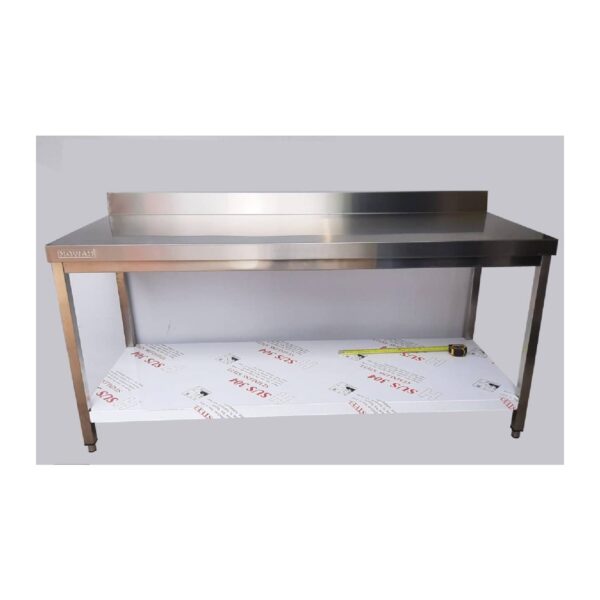 NOWAH Heavy Duty Stainless Steel 1800mm Wall Table – 600mm or 700mm Deep