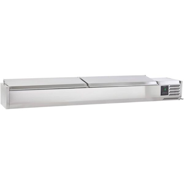 Sterling Pro SPT2000-330-SS Topping Well + SS Lid, 10 x GN1/4