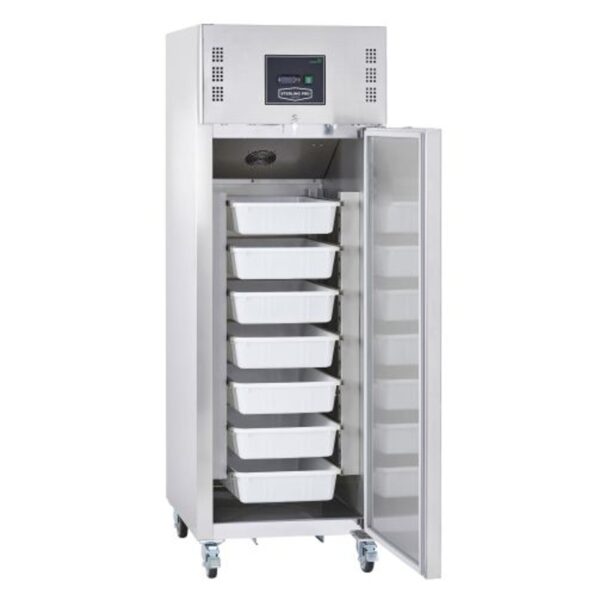 Sterling Pro SPR601FISH Single-Door Fish Storage Cabinet, 7 Drawers 600L