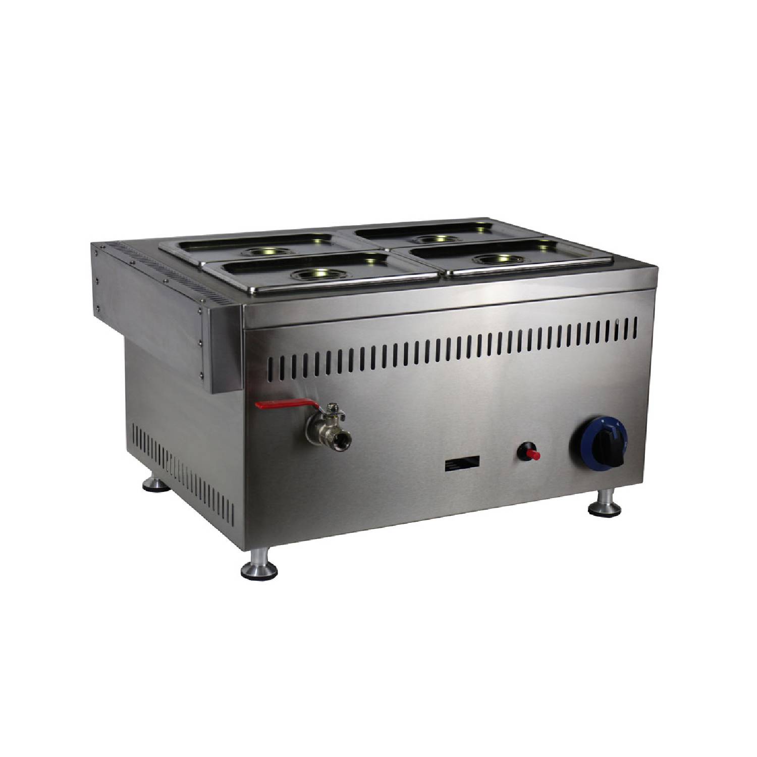 INFERNUS INF-GBM44 – 4 Pot GAS Bain Marie INFERNUS INF-GBM44 - 4 Pot GAS Bain Marie