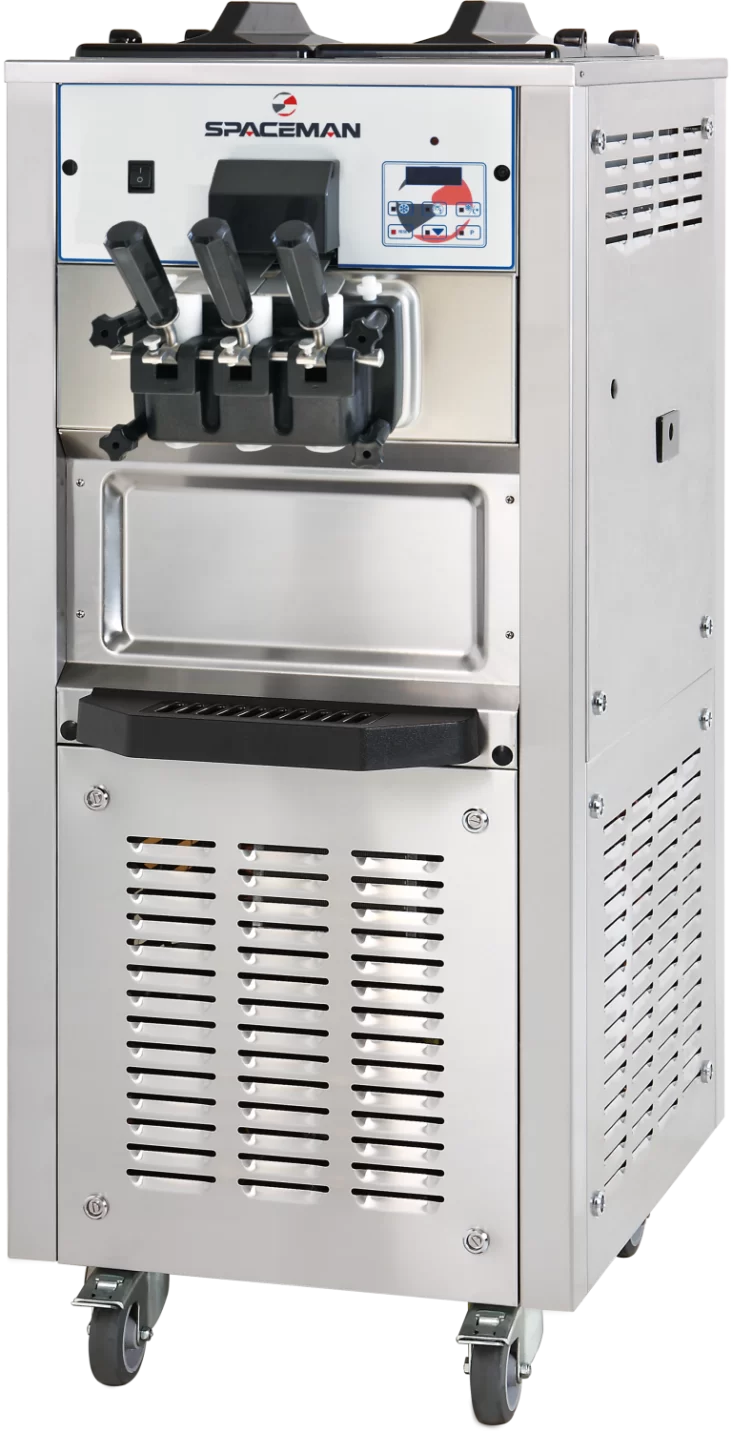 Spaceman S30 Soft Serve Ice Cream Machine – Twin-Twist Free-Standing, Gravity-Fed Spaceman S30 Soft Serve Ice Cream Machine – Twin-Twist Free-Standing, Gravity-Fed