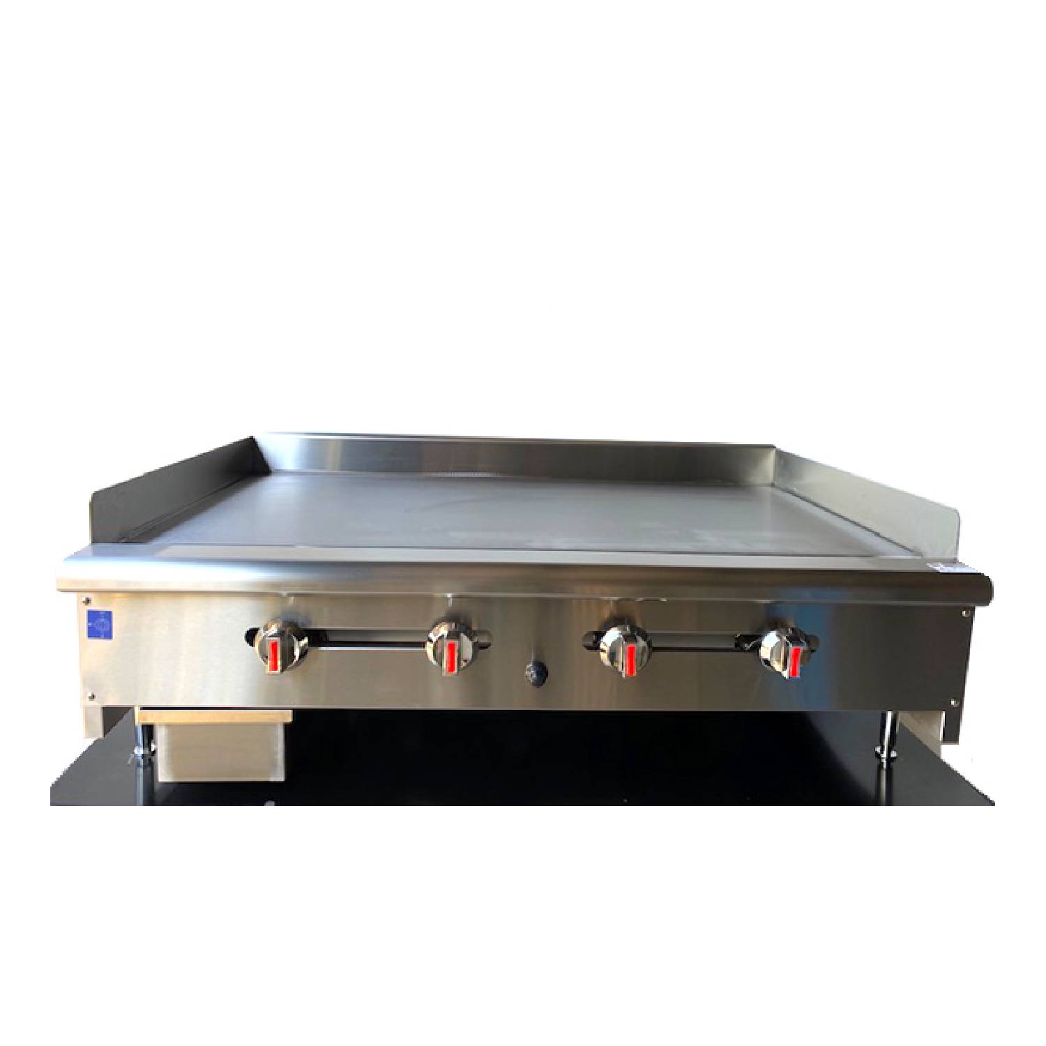 NOWAH American Style 1200mm 4 Burner Nat Gas Griddle, 20mm plate NOWAH American Style 1200mm 4 Burner Nat Gas Griddle, 20mm plate