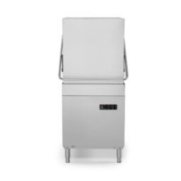 SAMMIC Ultra UX-120SBCD Pass Through Dishwasher, 500mm basket (Double Skinned, Drain Pump, Break Tank, Water Softener)