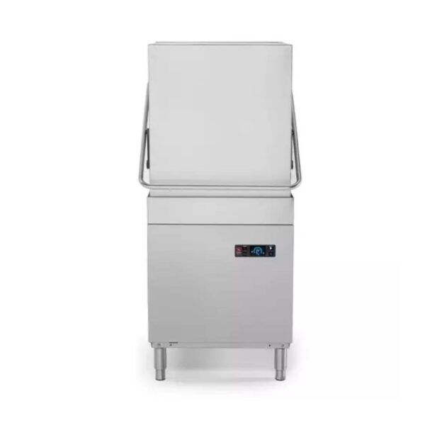 SAMMIC Ultra UX-120SBCV Pass Through Dishwasher, 500mm basket (Drain Pump, Break Tank, Steam Condenser, Double Skinned)