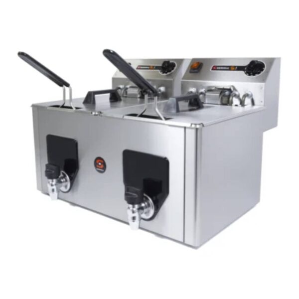 Sammic PF-10+10 Double Electric Fryer 8+8L Tank