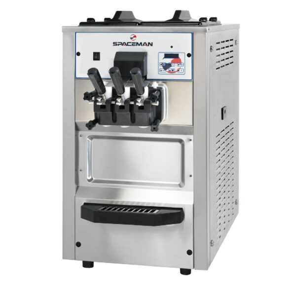 Spaceman T29 Soft Serve Ice Cream Machine – Twin-Twist Countertop, Gravity-Fed