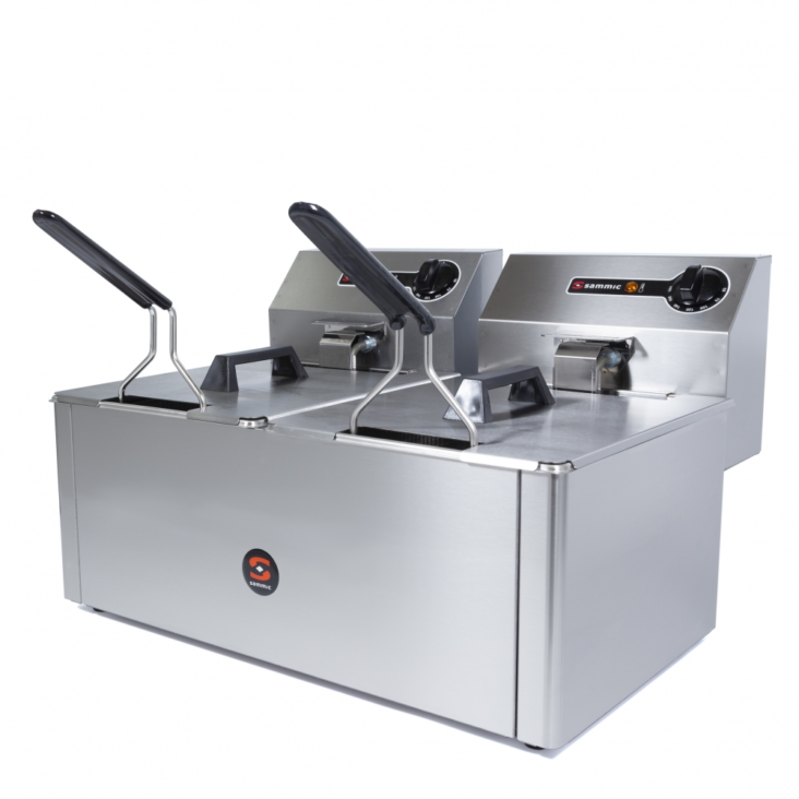 Sammic PF-6+6 Double Electric Fryer 5L +5L Sammic PF-6+6 Double Electric Fryer 5L +5L