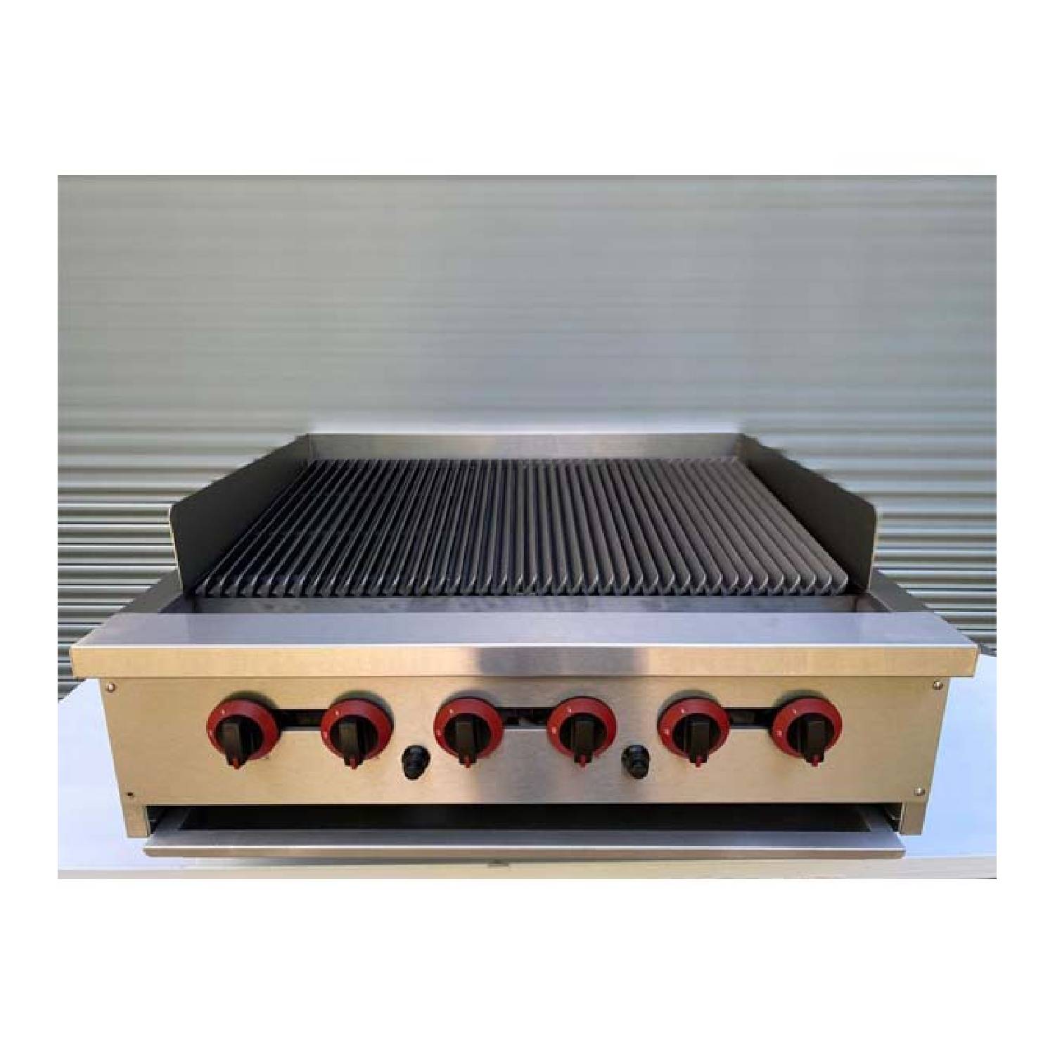 NOWAH American Style 1200mm 4 Burner Gas Charbroiler NOWAH American Style 1200mm 4 Burner Gas Charbroiler