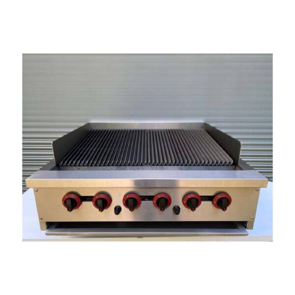 NOWAH American Style 600mm 2 Burner Natural Gas Charbroiler NOWAH American Style 600mm 2 Burner Natural Gas Charbroiler