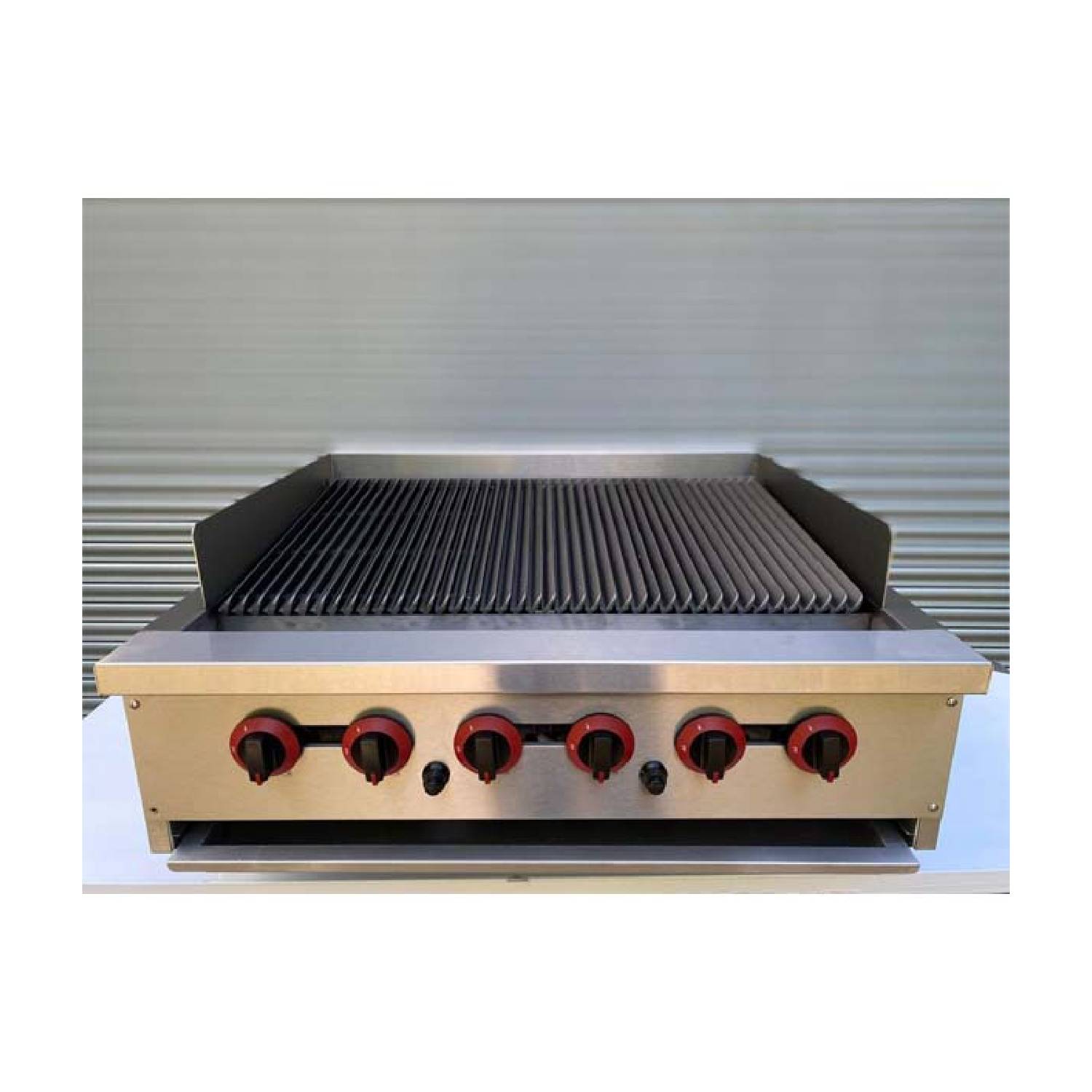 NOWAH American Style 600mm 2 Burner Natural Gas Charbroiler NOWAH American Style 600mm 2 Burner Natural Gas Charbroiler