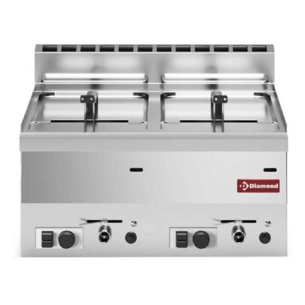 Diamond G60/F16-6T Counter-top Double Basket Gas Fryer, 2 x 8 L Diamond G60/F16-6T Counter-top Double Basket Gas Fryer, 2 x 8 L