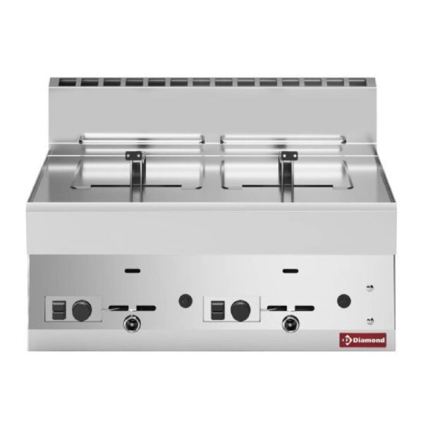 Diamond G65/F16-7T Double Basket Extra Depth Gas Fryer, 2 x 8 L Diamond G65/F16-7T Double Basket Extra Depth Gas Fryer, 2 x 8 L