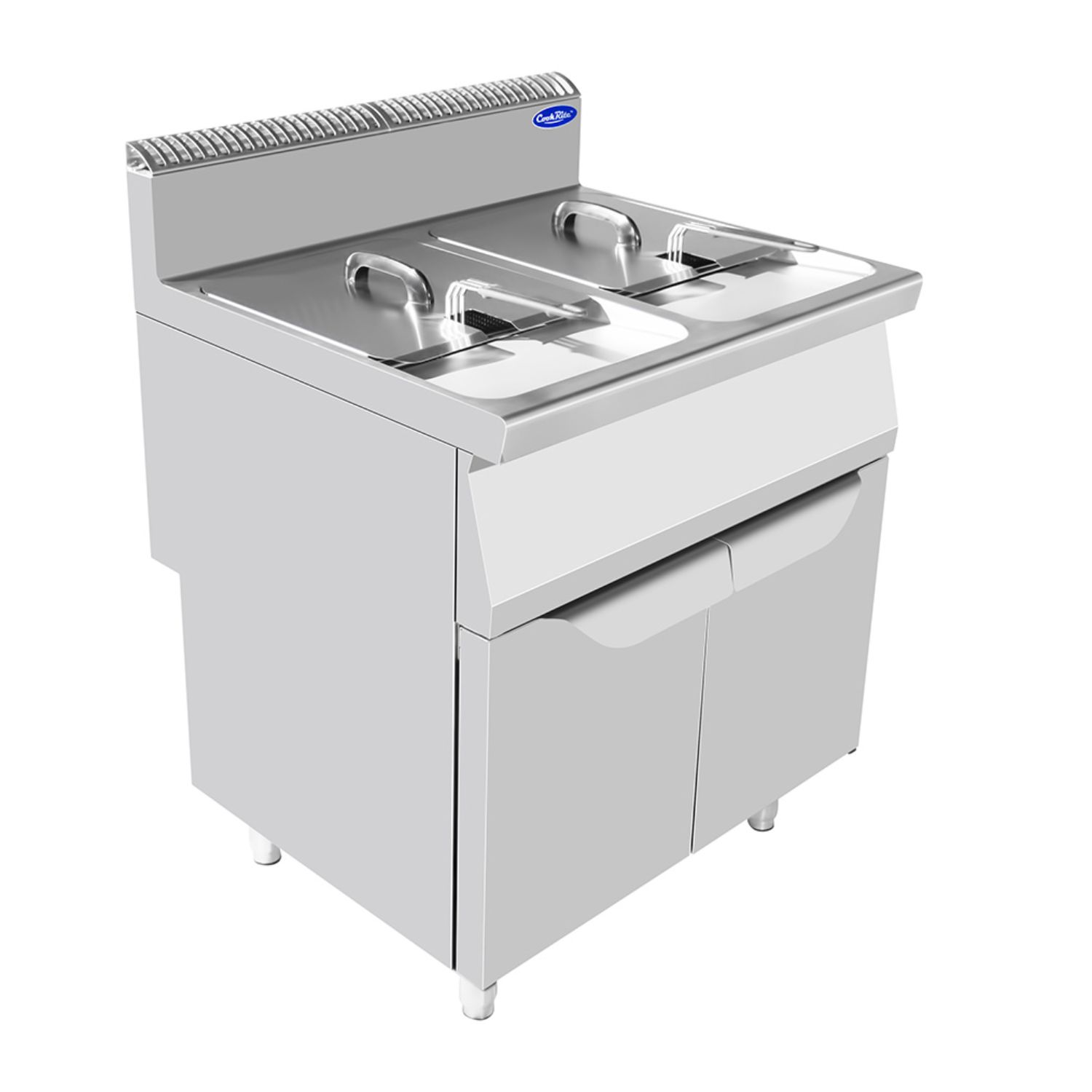 Atosa CookRite AT7G8F-F Twin Tank Gas Fryer 2 x 16L