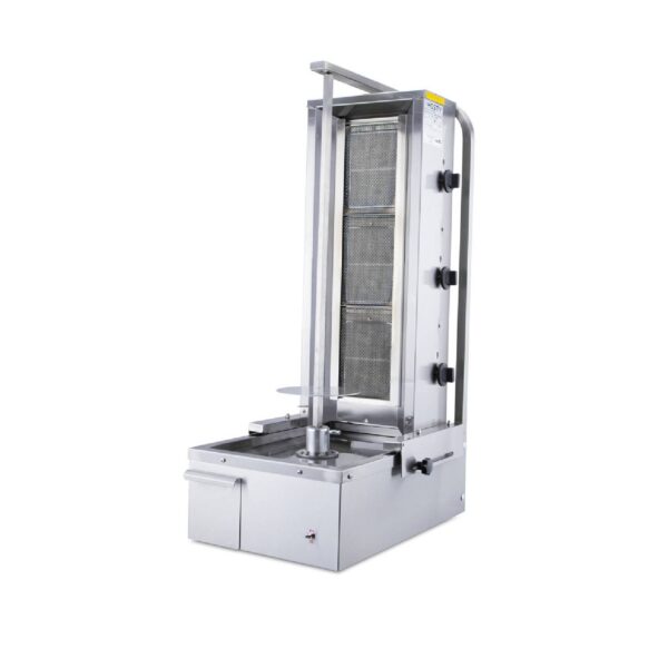 HOSTY 3 Burner Slim Gas Kebab Machine
