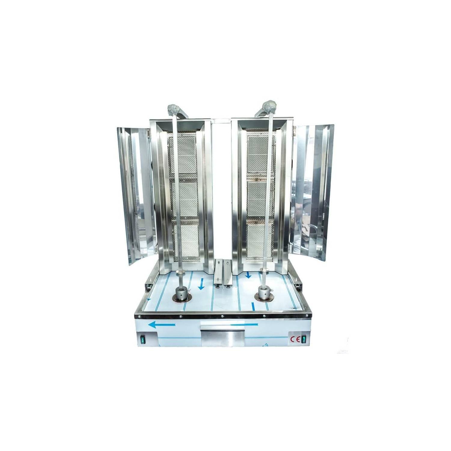 HOSTY 3 Double Burner Gas Kebab Machine