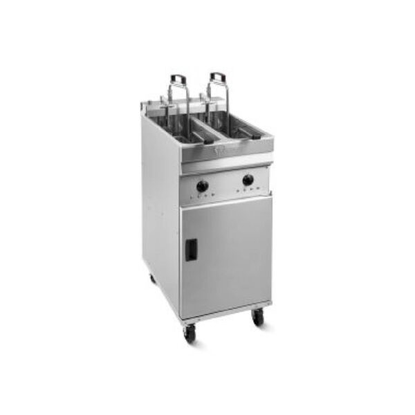 Valentine EVO 2200 (P) Twin Tank, 2 Basket Electric Fryer with Oil Filtration, 2 x 7-8L