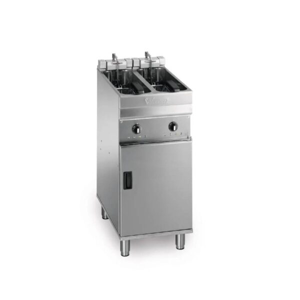 Valentine EVO 2200 (TP) Twin Tank, 2 Basket Turbo Electric Fryer with Oil Filtration, 2 x 7-8L