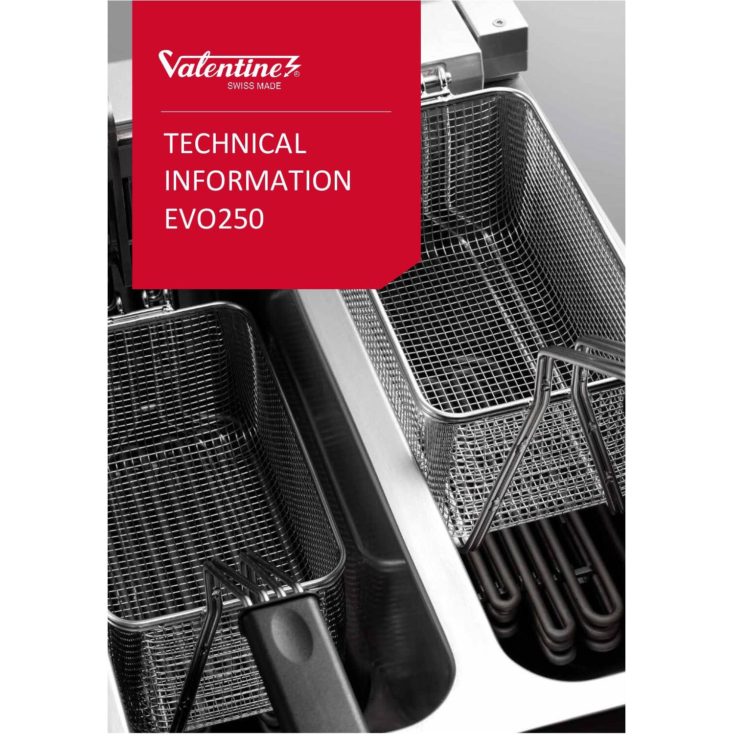 Valentine EVO 250 (TP) Single Tank Slimline Turbo Electric Fryer with Oil Filtration, 9-10L Valentine EVO 250 (TP) Single Tank Slimline Turbo Electric Fryer with Oil Filtration, 9-10L