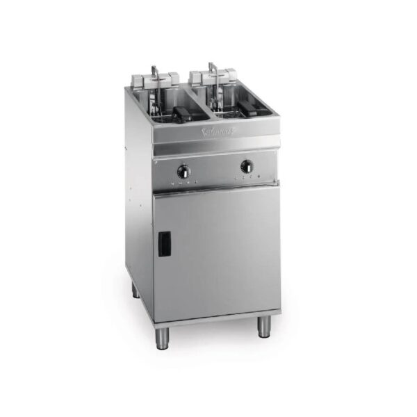 Valentine EVO 2525 (P) Twin Tank, 2 Basket Electric Fryer with Oil Filtration, 2 x 9-10L