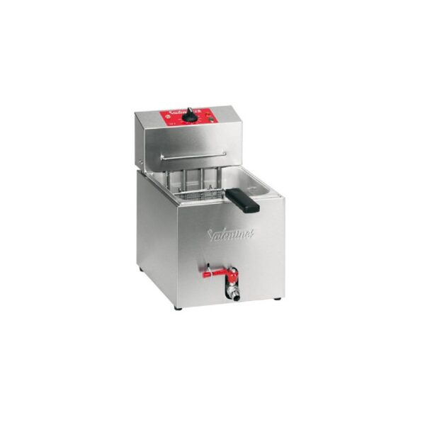 Valentine TF7 (T) Single Tank, 1 Basket Table Top Turbo Electric Fryer, 7L