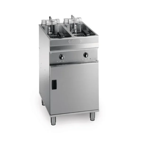 Valentine EVO 2525 (TP) Twin Tank, 2 Basket Turbo Electric Fryer with Oil Filtration, 2 x 9-10L