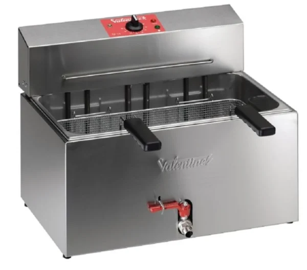 Valentine TF13 Large Single Tank, 1 Basket Table Top Electric Fryer, 13L