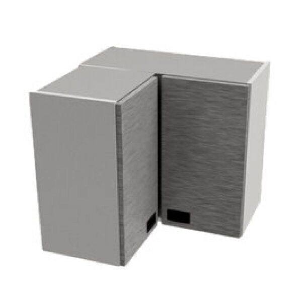 MOFFAT WC65HCU Wall Mounted Corner Cupboard, Hinged Doors