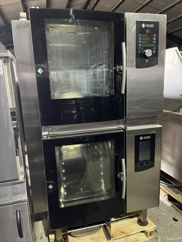 Houno Double Stacked Electric 3 Phase Combi Ovens – 6 grid + 6 grid Houno Double Stacked Electric 3 Phase Combi Ovens - 6 grid + 6 grid